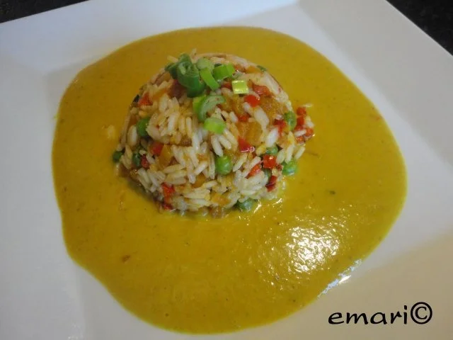 bunter Kürbis Reis auf Kurkuma Sauce - Rezept - Bild Nr. 20