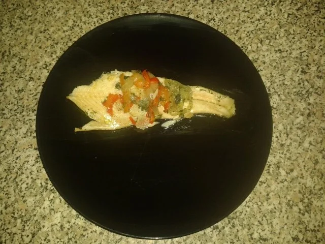 Frischer Hecht mit Gemüse aus dem Ofen - Rezept - Bild Nr. 4