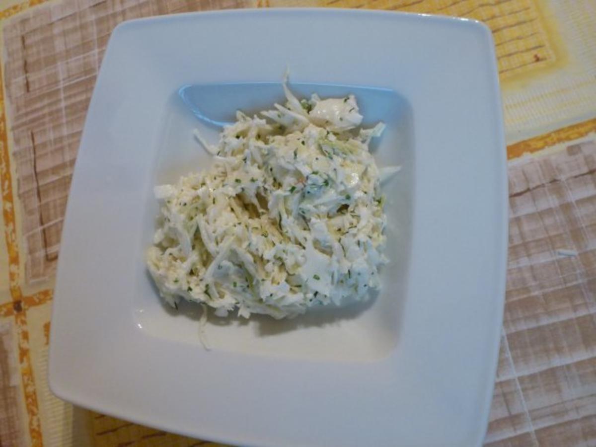 Schmandiger Weißkraut-Salat - Rezept