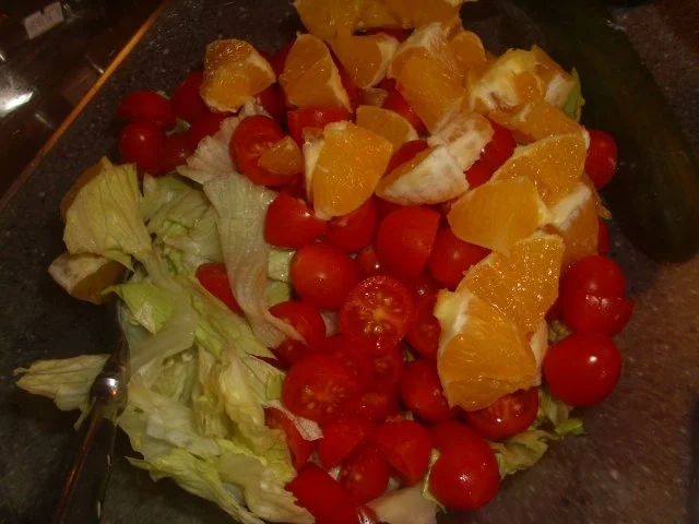 Gemischter Salat mit Orangen und Walnüssen - Rezept - Bild Nr. 5