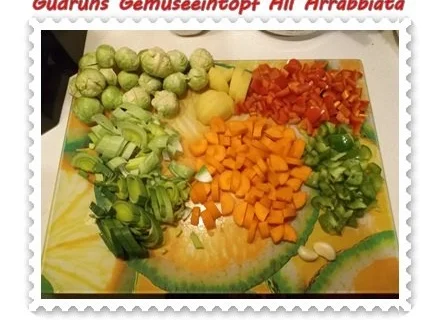 Vegetarisch: Gemüseeintopf All´Arrabbiata - Rezept - Bild Nr. 3