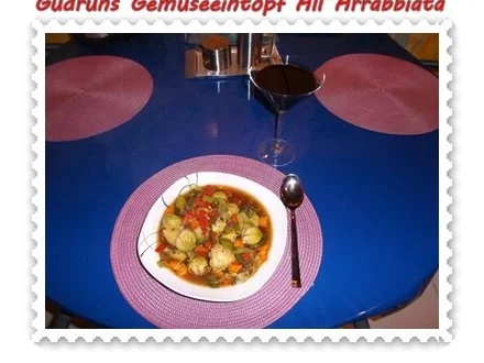 Vegetarisch: Gemüseeintopf All´Arrabbiata - Rezept - Bild Nr. 7