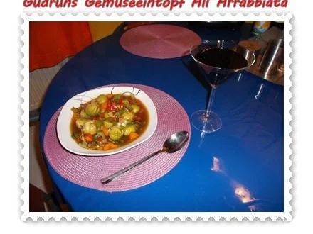 Vegetarisch: Gemüseeintopf All´Arrabbiata - Rezept - Bild Nr. 8