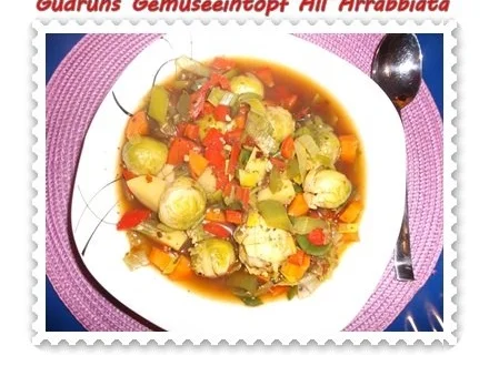 Vegetarisch: Gemüseeintopf All´Arrabbiata - Rezept - Bild Nr. 10