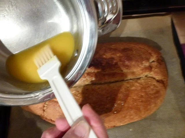 Rezept: Quarkstollen mit Amaretto Bild Nr. 3 Quarkstollen mit Amaretto - Rezept - Bild Nr. 3