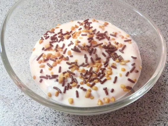 Dessert: Stracciatella-Quark - Rezept