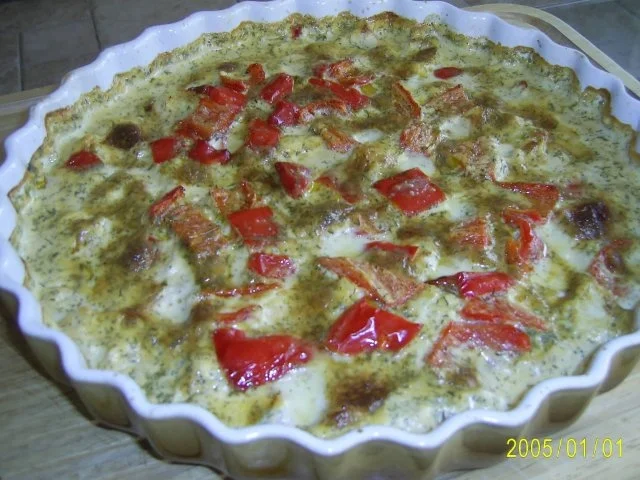 Rezept: Fisch: Würziges Lachsgratin mit Paprika... Fisch: Würziges Lachsgratin mit Paprika... - Rezept