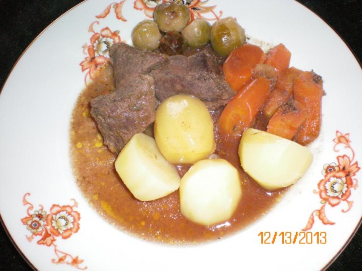 Wildschwein in Biersoße - Rezept