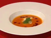 Kürbis-Ingwer-Suppe, dazu Weser-Zander - Rezept