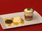 Eierlikörcreme 'Tante Inge' mit saisonalem Obst - Rezept