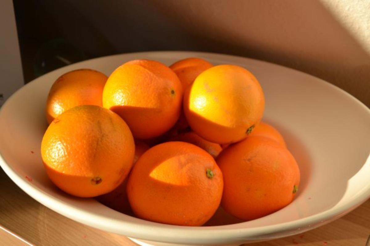 Schokotörtchen , weicher Kern und beschwipste Orangen - Rezept - Bild Nr. 4