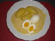 Eier in Senfsoße - Rezept