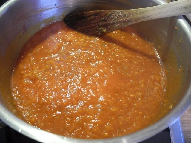 Vegan : Karotten - Bolognese mit Spaghetti - Rezept - Bild Nr. 8