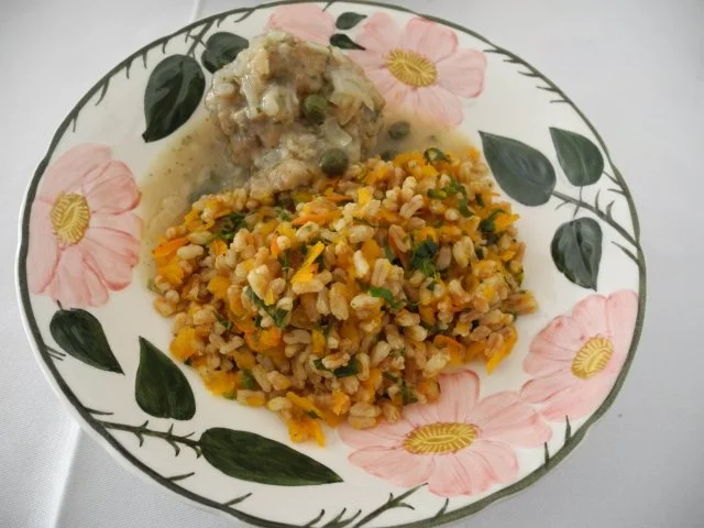 Vegan : Dinkel - Kürbis - Beilage - Rezept - Bild Nr. 2