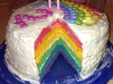 Regenbogentorte - Rezept - Bild Nr. 2