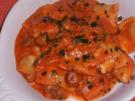 Pfannen-Gerichte: Pikante Pasta-Gemüse-Pfanne mit Käse-Tomaten-Soße - Rezept