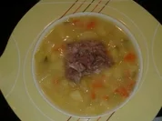 Tina`s Ähzezupp mit Hämche - Rezept