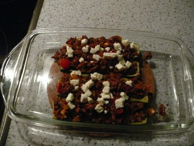 Gefüllte Zucchini mit Schafskäse - Rezept - Bild Nr. 5