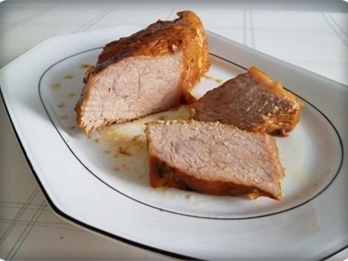 Saftiger Kalbsbraten mit Mini Gummiklößchen nach Art meiner Mutter ...