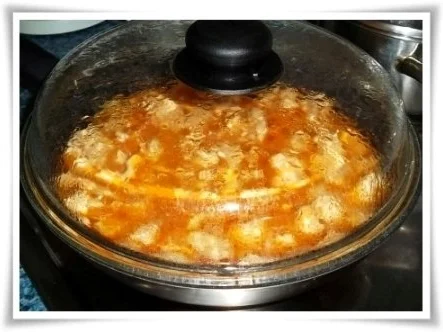 Deftiges Putengulasch natürlich mit selbstgemachten Pommes - Rezept - Bild Nr. 8