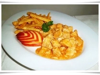 Deftiges Putengulasch natürlich mit selbstgemachten Pommes - Rezept - Bild Nr. 14