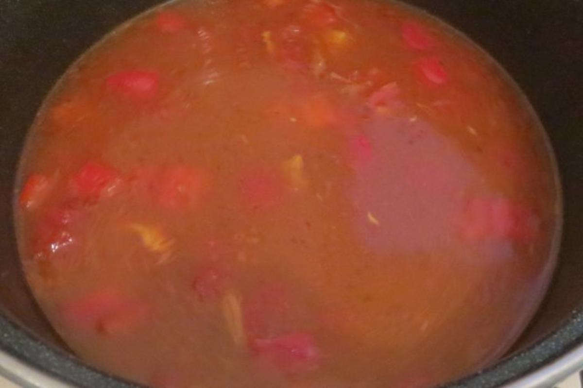 Kochen: Scharfe Hähnchen-Tomaten-Suppe - Rezept - Bild Nr. 2