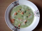 Rezept: Broccolicremesuppe mit Räucherlachs Broccolicremesuppe mit Räucherlachs - Rezept