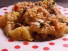 Aufläufe: Kartoffel-Zucchini-Auflauf mit Ei und Béchamel-Senf-Soße - Rezept
