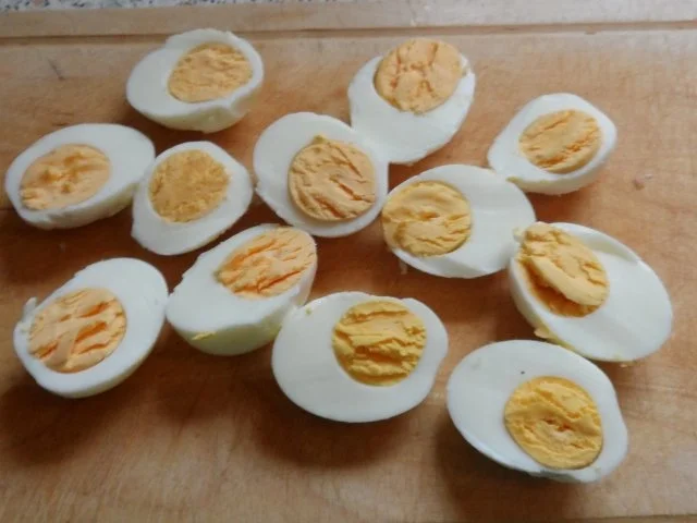 Aufläufe: Kartoffel-Zucchini-Auflauf mit Ei und Béchamel-Senf-Soße - Rezept - Bild Nr. 8