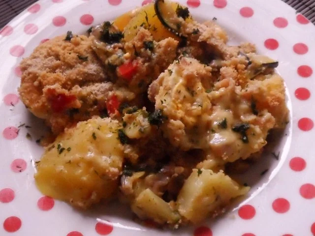 Aufläufe: Kartoffel-Zucchini-Auflauf mit Ei und Béchamel-Senf-Soße - Rezept - Bild Nr. 16