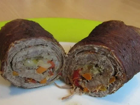 Rouladen mit Puszta-Salat-Füllung - Rezept