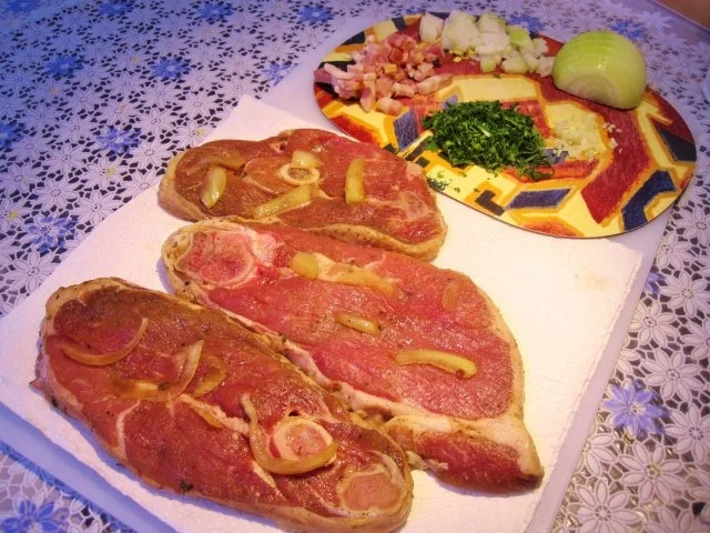 Lamm mit Wein mariniert und Speckbohnen - Rezept - Bild Nr. 3