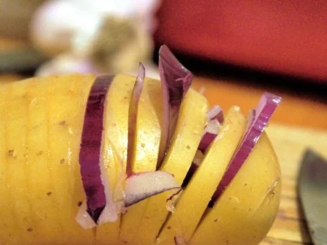 Überbackene Zwiebel-Kartoffeln - Rezept - Bild Nr. 3