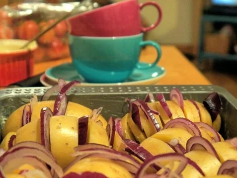 Überbackene Zwiebel-Kartoffeln - Rezept - Bild Nr. 4