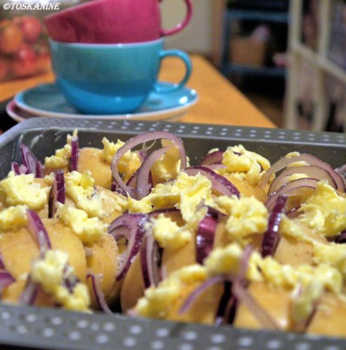 Überbackene Zwiebel-Kartoffeln - Rezept - Bild Nr. 6
