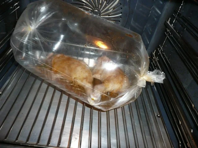 Weihnachten : Entenschlegel an Mohn - Orangen - Gnocchi dazu Salat - Rezept - Bild Nr. 2