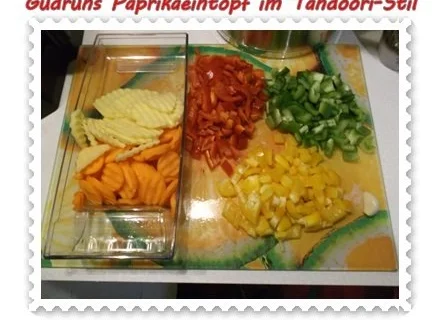 Rezept: Eintopf: Paprikaeintopf im Tandooristil Bild Nr. 3 Eintopf: Paprikaeintopf im Tandooristil - Rezept - Bild Nr. 3