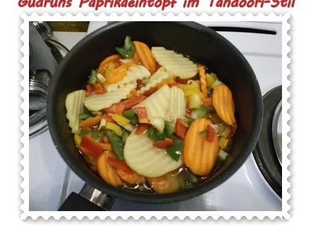 Rezept: Eintopf: Paprikaeintopf im Tandooristil Bild Nr. 4 Eintopf: Paprikaeintopf im Tandooristil - Rezept - Bild Nr. 4