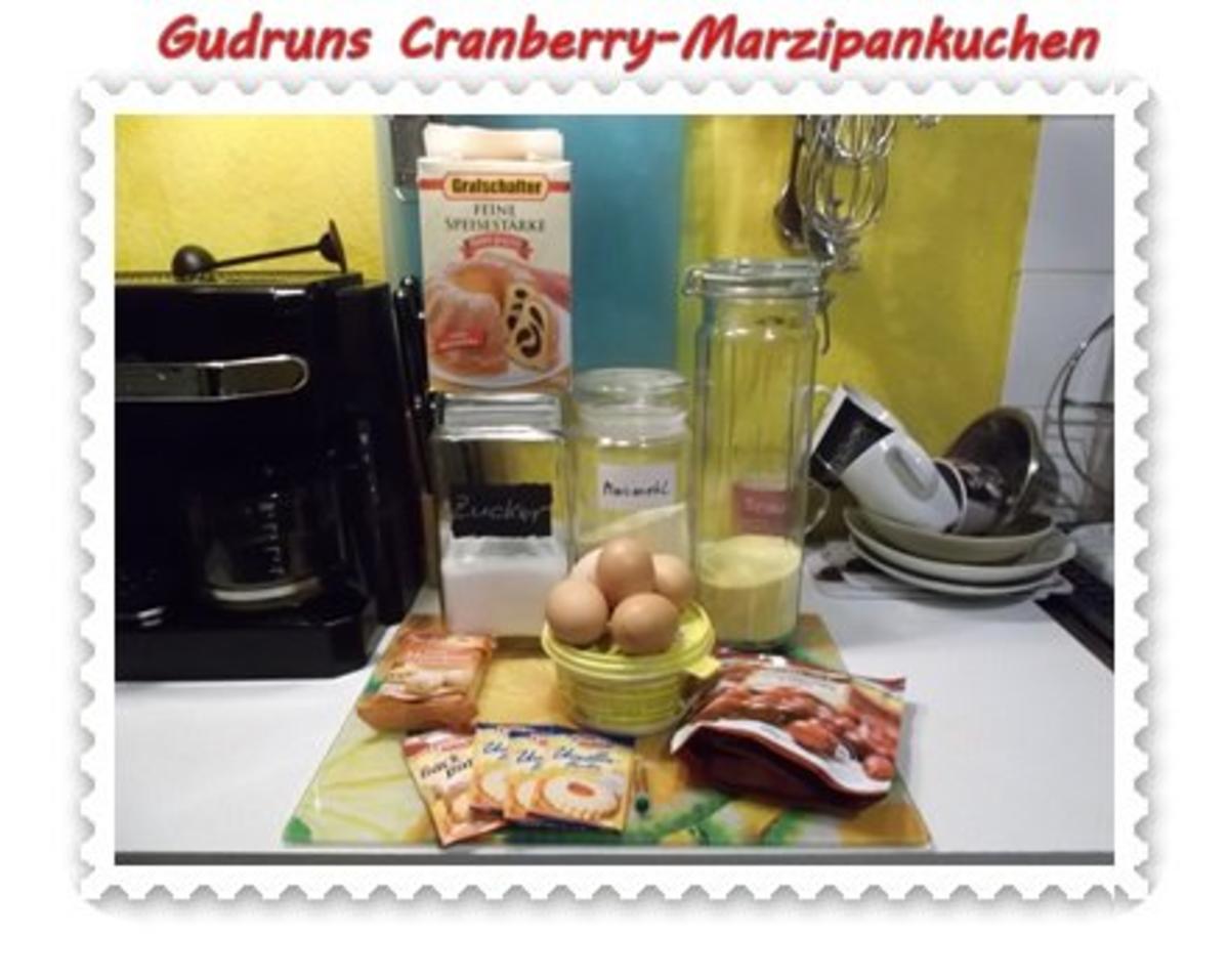 Kuchen: Cranberry-Marzipankuchen - Rezept - Bild Nr. 2