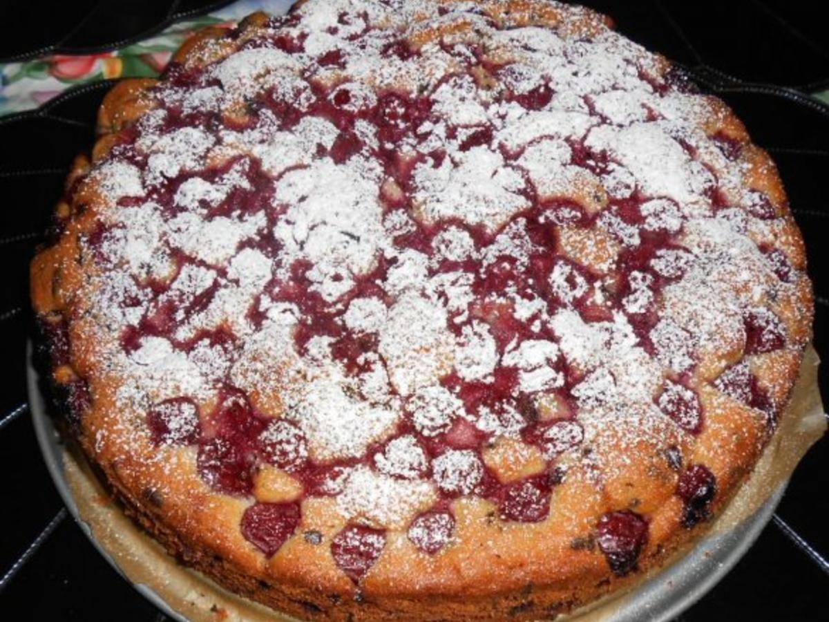 Kirschkuchen schnell gezaubert.... himmlisch gut.... - Rezept mit Bild