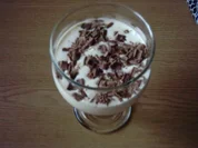 Birnendessert mit Zimt - / Eierlikörsahne - Rezept