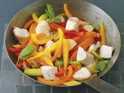 Rotbarschfilet mit Paprika – Aprikosen Sauce - Rezept - Bild Nr. 2