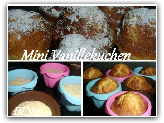 BiNe` S MINI VANILLEKUCHEN - Rezept