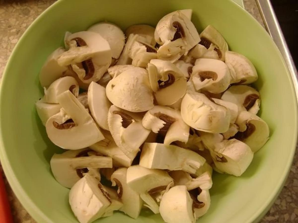 Mafaldine an einer Champignons-Rahmsoße à la Heiko - Rezept - Bild Nr. 8