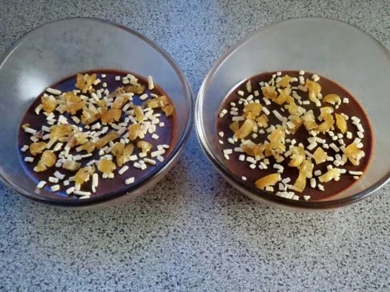 Dessert: Nougat-Schoko - Panna Cotta - Rezept - Bild Nr. 3