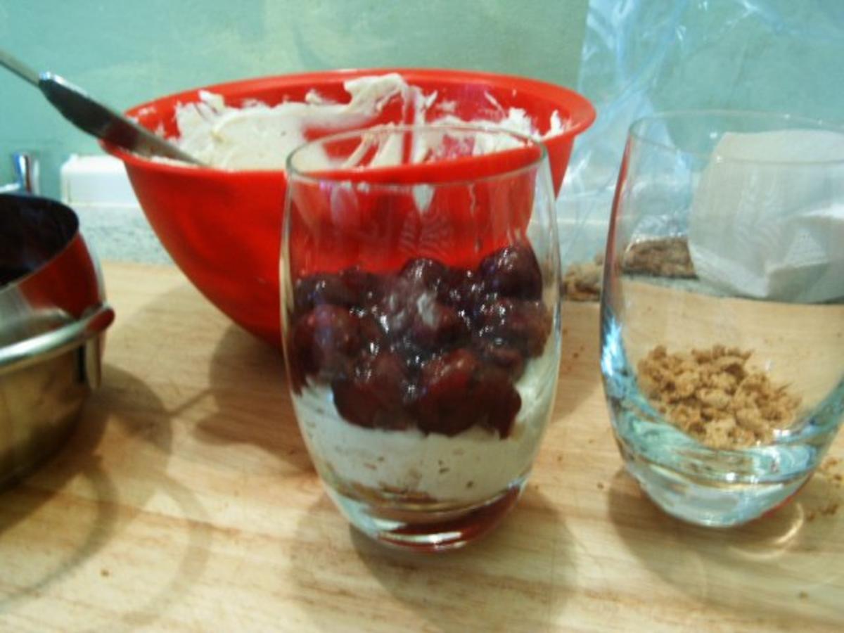 Quark-Mascarpone -Kirschdessert - Rezept - Bild Nr. 8