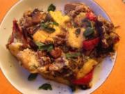 Gemüseomlette mit Sardinen - Rezept