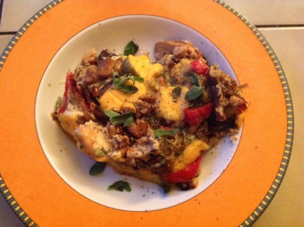 Gemüseomlette mit Sardinen - Rezept - Bild Nr. 2