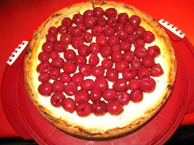 Käsekuchen mit Bananen und Kirschen - Rezept - Bild Nr. 14