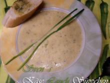 Käse Lauch Suppe mit Hack - Rezept